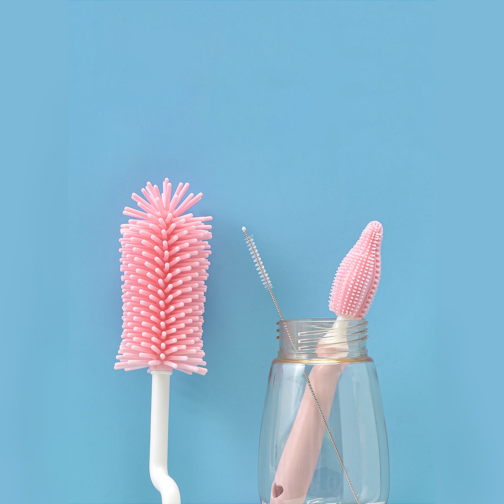 Baby Bottle Brush Set for Deep Cleaning & Hygiene