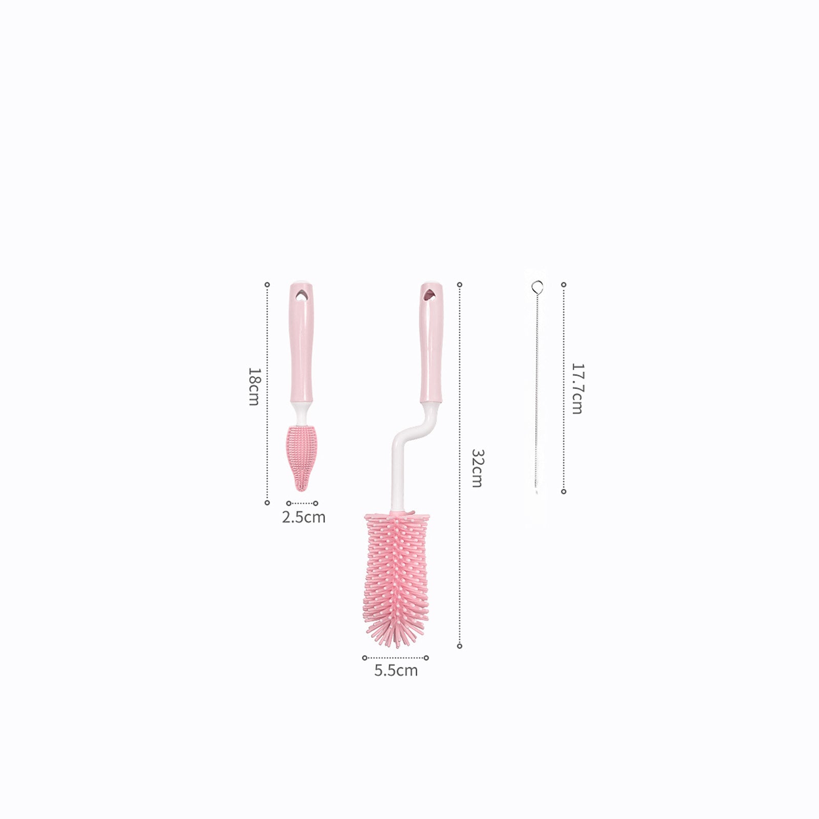 Baby Bottle Brush Set for Deep Cleaning & Hygiene
