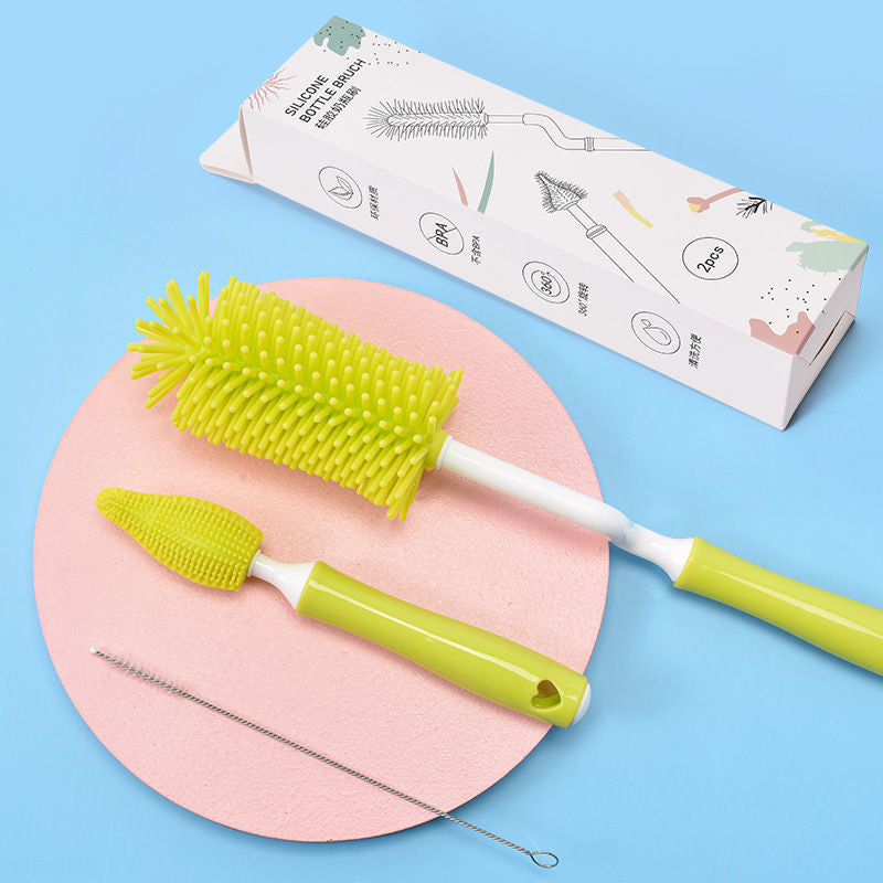 Baby Bottle Brush Set for Deep Cleaning & Hygiene
