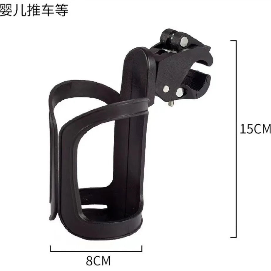 Baby Stroller Water Cup Bottle Holder Baby Stroller Accessories Multifunctional Baby Stroller Cup Holder 2-in-1 Phone Holder