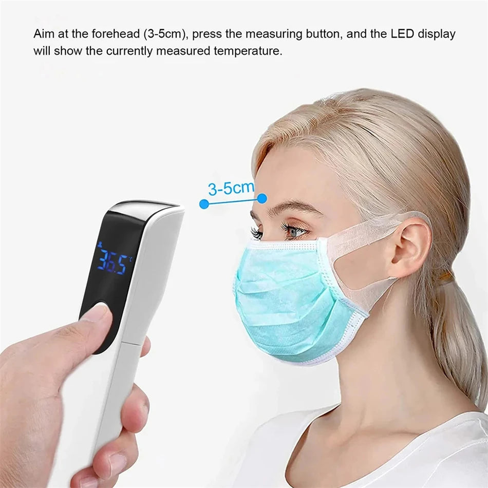 New Digital Infrared Thermometer | Non-Contact Medical-Grade | High Sensitivity | Celsius Display | With Humidity Meter