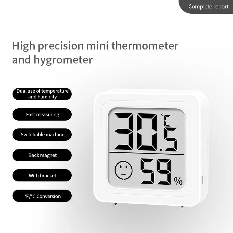 LCD Digital Thermometer Hygrometer Indoor Room Electronic Temperature Humidity Meter Sensor Gauge Weather Station For Home 