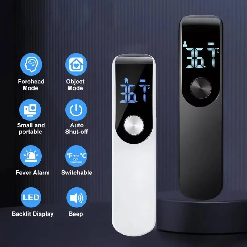New Digital Infrared Thermometer | Non-Contact Medical-Grade | High Sensitivity | Celsius Display | With Humidity Meter