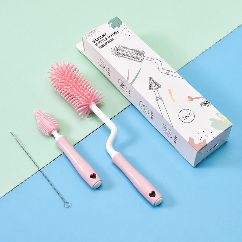 Baby Bottle Brush Set for Deep Cleaning & Hygiene