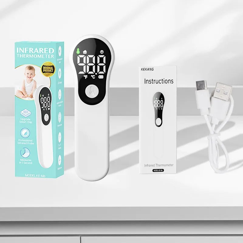 New Digital Infrared Thermometer | Non-Contact Medical-Grade | High Sensitivity | Celsius Display | With Humidity Meter