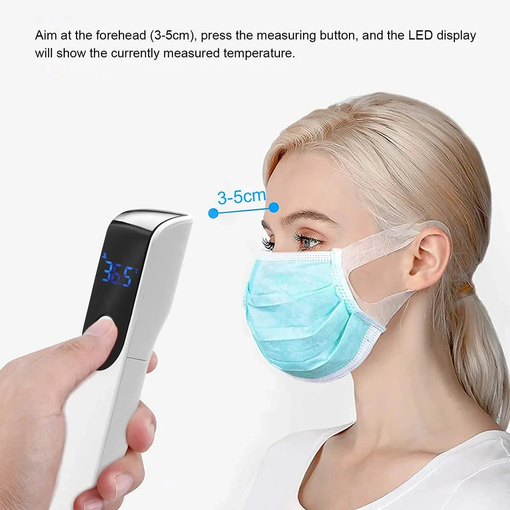 New Digital Infrared Thermometer | Non-Contact Medical-Grade | High Sensitivity | Celsius Display | With Humidity Meter