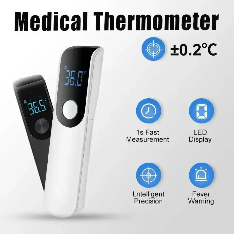 New Digital Infrared Thermometer | Non-Contact Medical-Grade | High Sensitivity | Celsius Display | With Humidity Meter